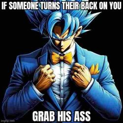 Grab his ass Meme Template