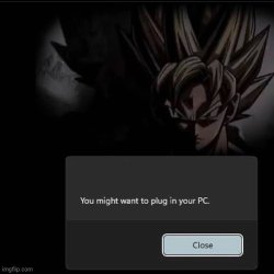 Plug your pc Meme Template