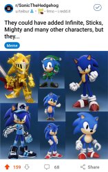 Too many sonics Meme Template