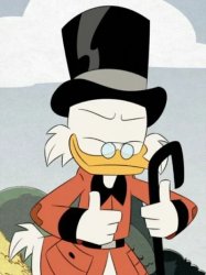 Thumbs up from Scrooge McDuck Meme Template