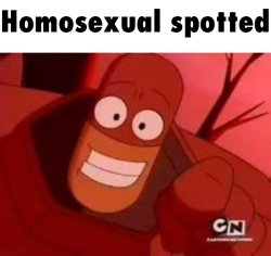Homosexual spotted Meme Template