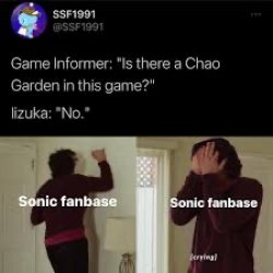 Chao garden Meme Template