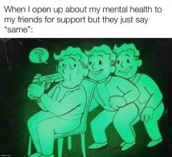 Mental health Meme Template