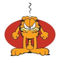 Garfield mad Meme Template