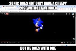 Creepy Sonic Meme Template