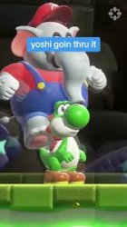 Yoshi goin thru it Meme Template