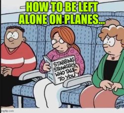 Airplane travel tips Meme Template