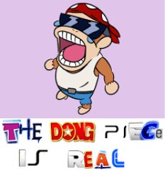 The dong piece is real Meme Template
