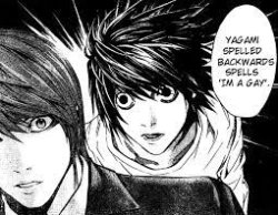 yagami spelled backwards Meme Template