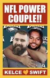 NFL Power Couple Kelce Swift Meme Meme Template