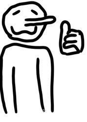 Pin thumbs up Meme Template