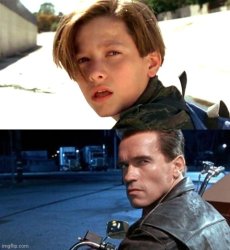 Terminator 2 John Connor Meme Template