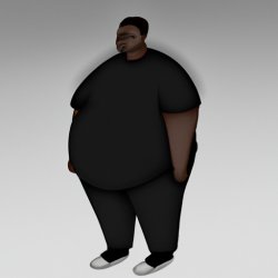 black fat short person Meme Template