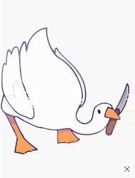 Duck With A Knife Meme Template