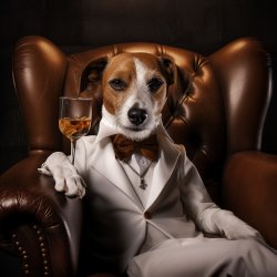 most interesting jack Russel in the world Meme Template