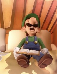 Dead Luigi Meme Template