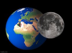 Realistic Algeria Sweden Earth Moon Meme Template