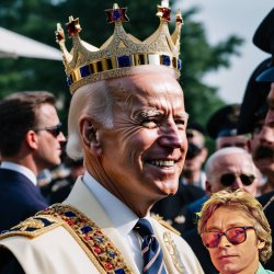 Hoppe and King Joe Biden Meme Template