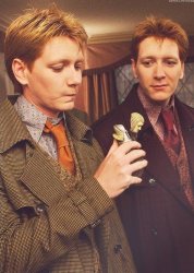 Fred and George Weasely Meme Template