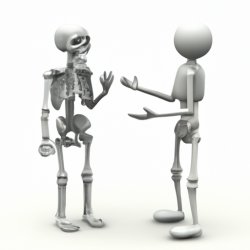 Person talking to skeleton Meme Template