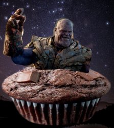 I am in-an-edible Thanos Meme Template
