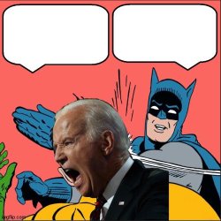 Biden Slapped by Batman Meme Template