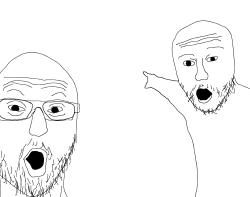 Two Men Pointing Meme Template