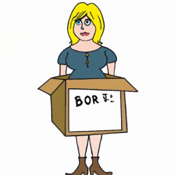 woman wearing a box with a blank sign on it Meme Template