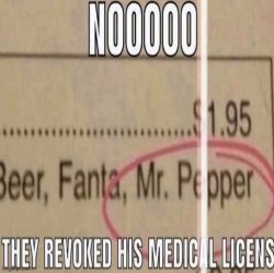 Mr. Pepper Meme Template