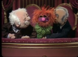 Muppets Animal Talking To Statler and Waldorf Meme Template
