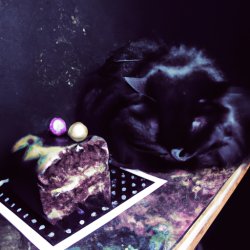 black cat and cake Meme Template