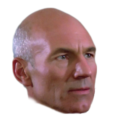 Picard head Meme Template