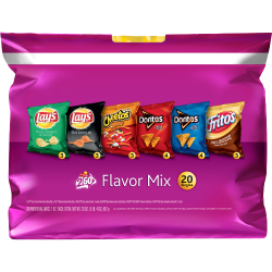 Frito Lay Flavor Mix, Variety Packs - 20 pack, 1 oz bag Meme Template