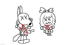 ribbon and rocko rama is dead Meme Template
