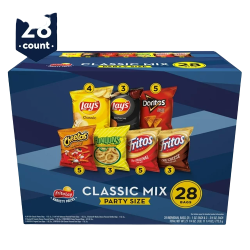 Frito Lay Snacks, Classic Mix, Party Size, Variety Packs - 28 ba Meme Template