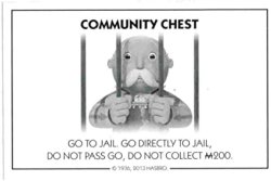 Mr. Monopoly In Jail (Black and White) Meme Template