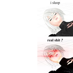 Sleeping 2B Meme Template