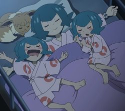 Lana sleeping Meme Template