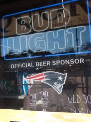 Bud Light Sponsora NE Patriots Meme Template