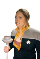 Ensign Amens Holding Plunger Meme Template