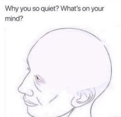 whats on ur mind Meme Template