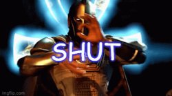 dr. fate shut up Meme Template