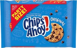 CHIPS AHOY! Original Chocolate Chip Cookies, Party Size, 25.3 oz Meme Template