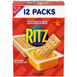 Handi-Snacks Ritz Crackers & Dip, Crackers 'N Cheesy Dip, Snack Meme Template