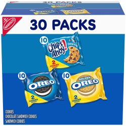 Nabisco Cookies, Assorted, 30 Pack - 30 packs [1 lb 7.3 oz (660 Meme Template