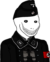Wojak Anti-Fandom Waffen-SS Anti-Partisan Feild-Hunter Soldier Meme Template