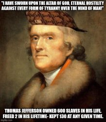 Thomas Jefferson Slaveowning Hypocrite 01 Meme Template