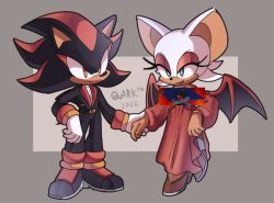 shadow and rouge Meme Template