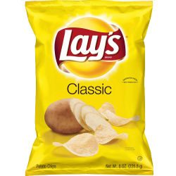 Lay's Classic Potato Chips, 8 Ounce Meme Template