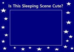 Is This Sleeping Scene Cute Meme Template